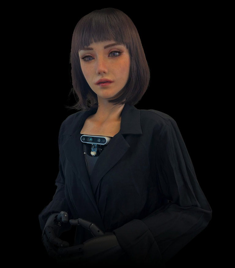 Grace, embodied AI humanoid robot speaker — Prophets of AI