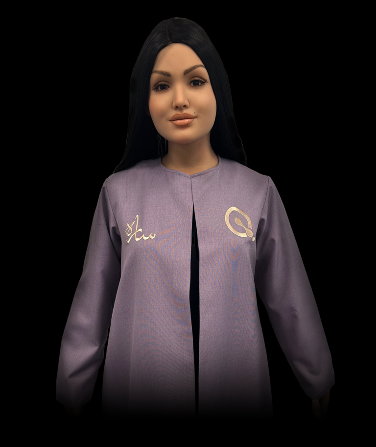 Sara, embodied AI humanoid robot speaker — Prophets of AI