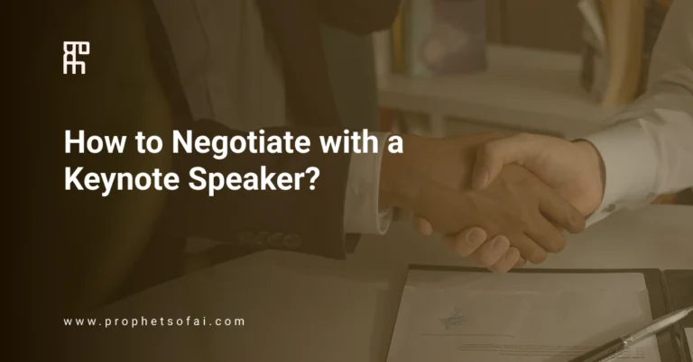 How to Negotiate with a Keynote Speaker?