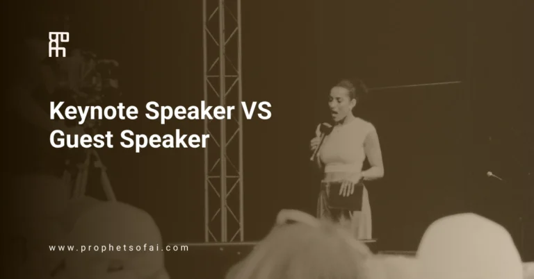 Keynote Speaker VS Guest Speaker