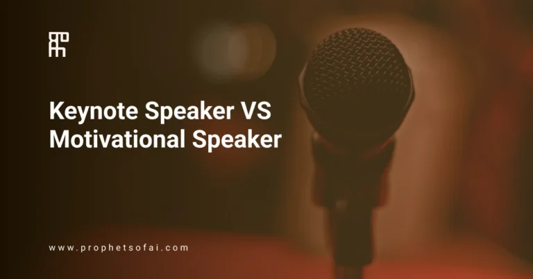 Keynote Speaker VS Motivational Speaker