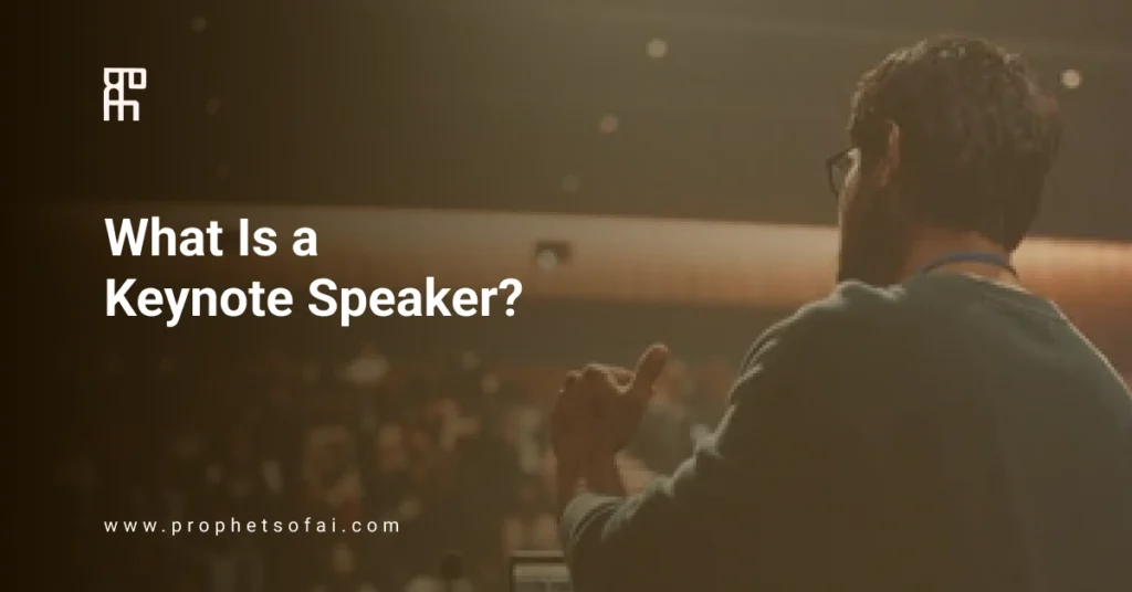 What is a Keynote speaker?