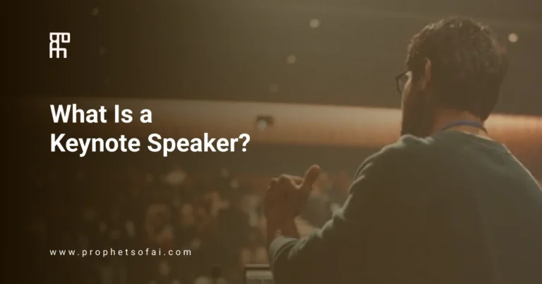 What is a Keynote speaker?