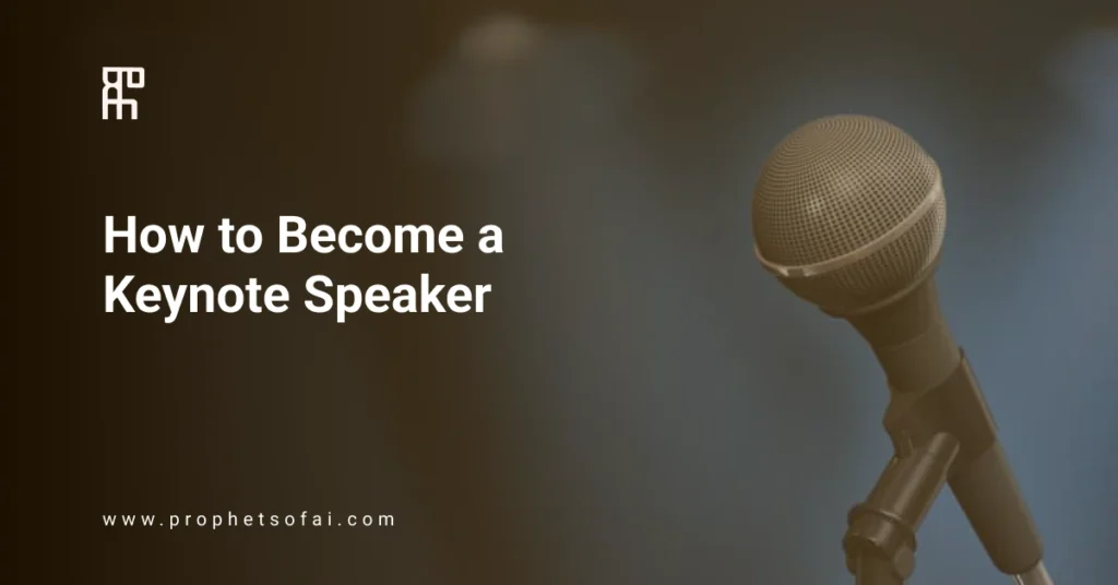 how to become a keynote speaker